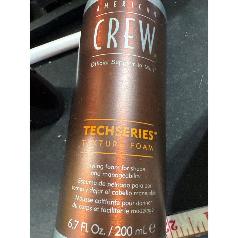 American Crew Grooming Spray 8.4oz and Techseries Texture Foam 6.7oz Styling Set